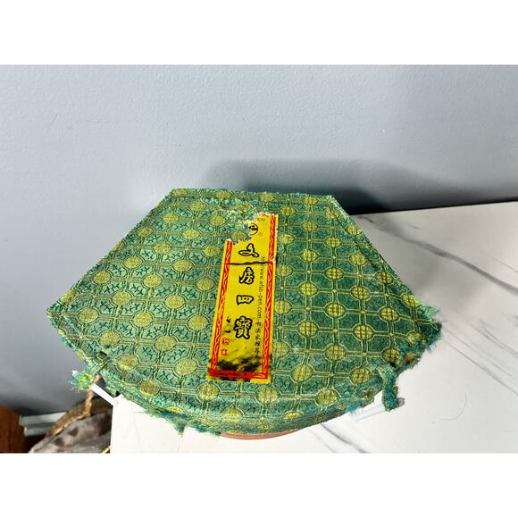 Vintage Chinese Calligraphy Writing Set in Brocade Case - Picture 9 of 11